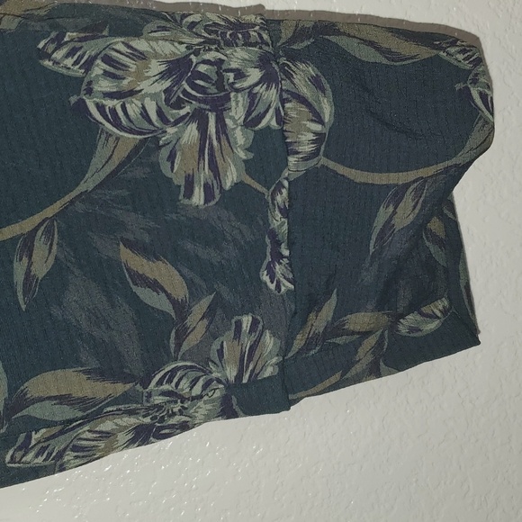 Athleta Women's Olive Floral Trekkie North Printed Jogger Size 6 Athleisure - Picture 3 of 8